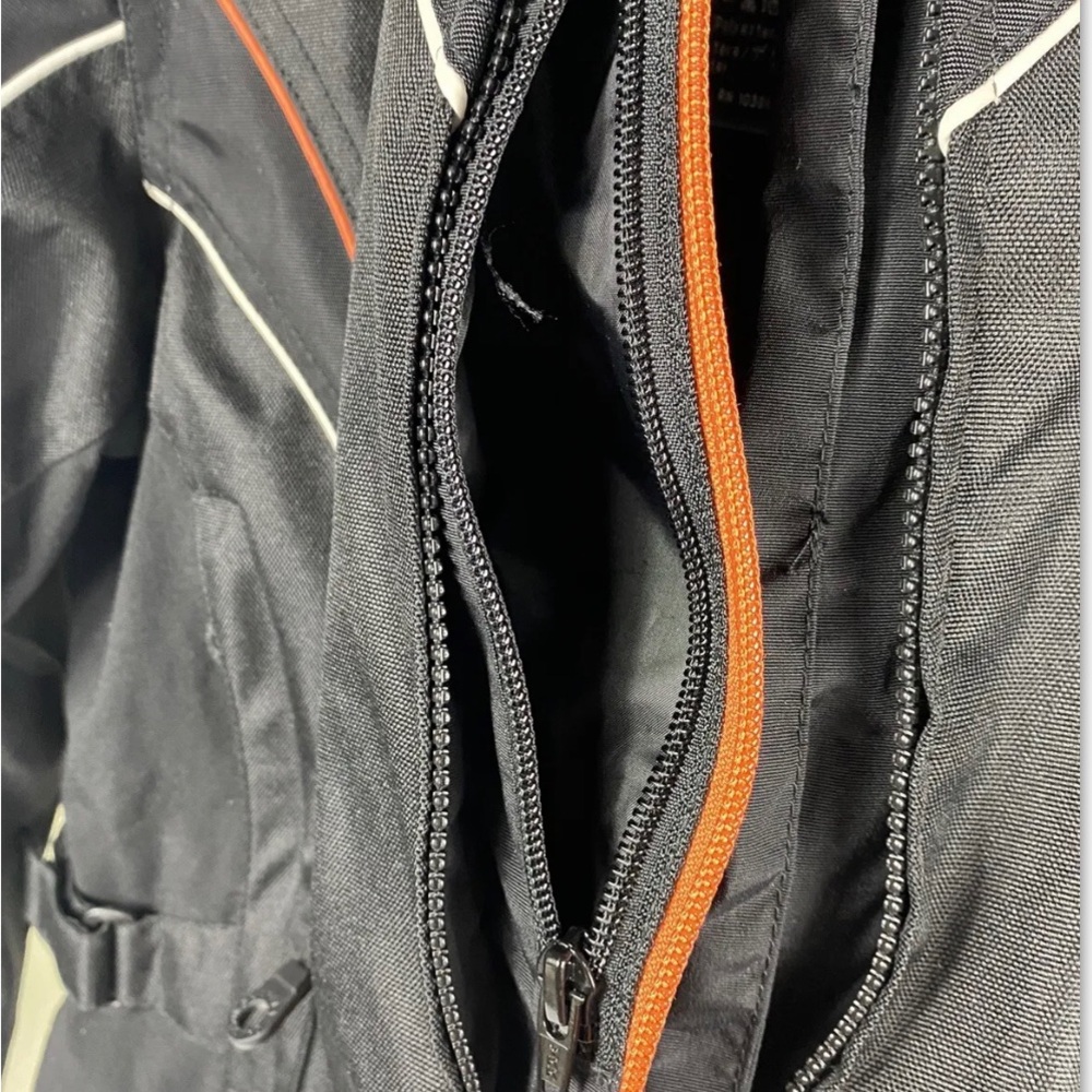 Harley Davidson Women’s M Black Jettison Blackwings Motorcycle Jacket - Picture 9 of 10